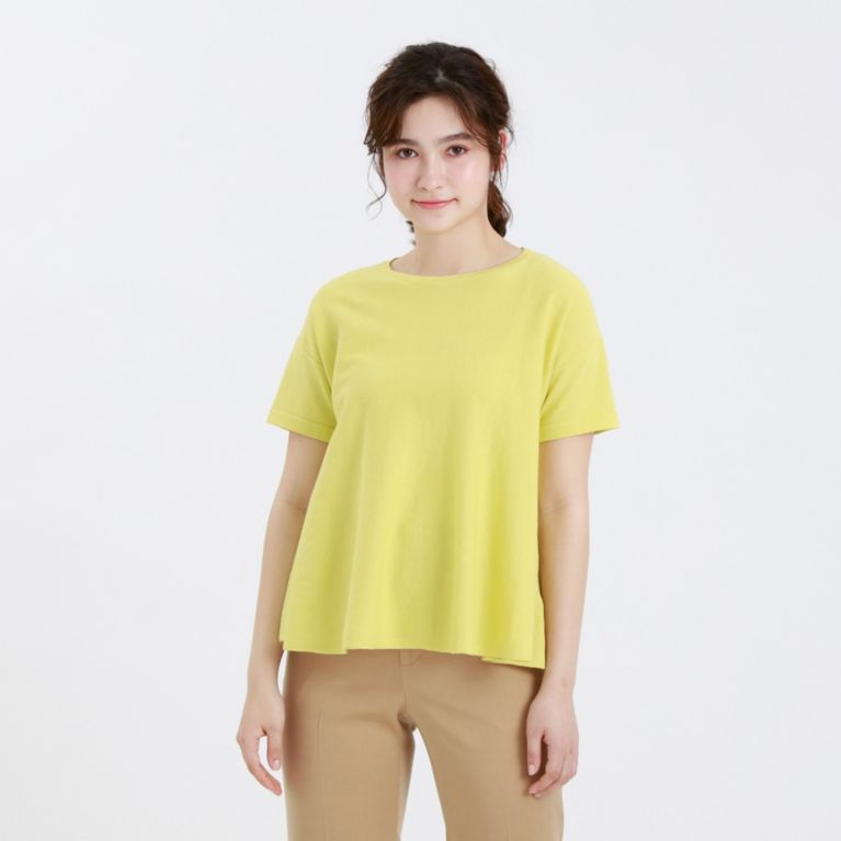 【MACKINTOSH PHILOSOPHY WOMEN】 【WEB限定】フレアシルエットプルオーバー イエロー