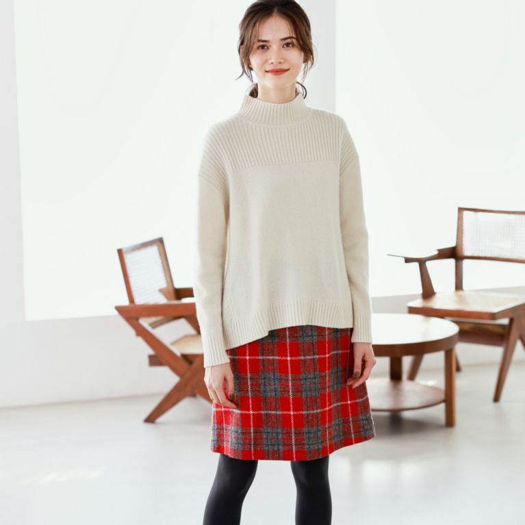 【MACKINTOSH PHILOSOPHY WOMEN】 HARRIS TWEED スカート レッド