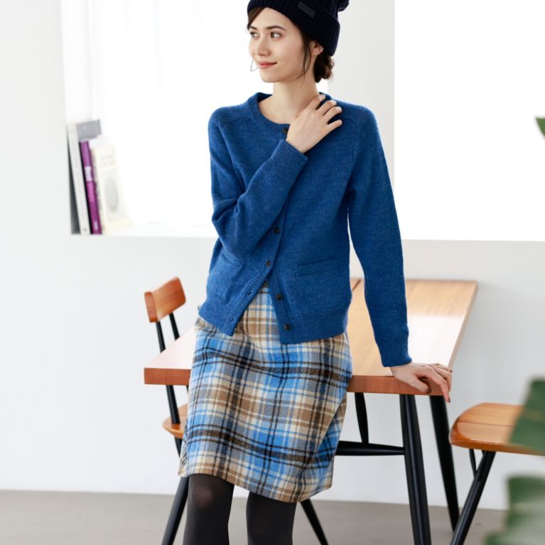 【MACKINTOSH PHILOSOPHY WOMEN】 HARRIS TWEED スカート ライトブルー