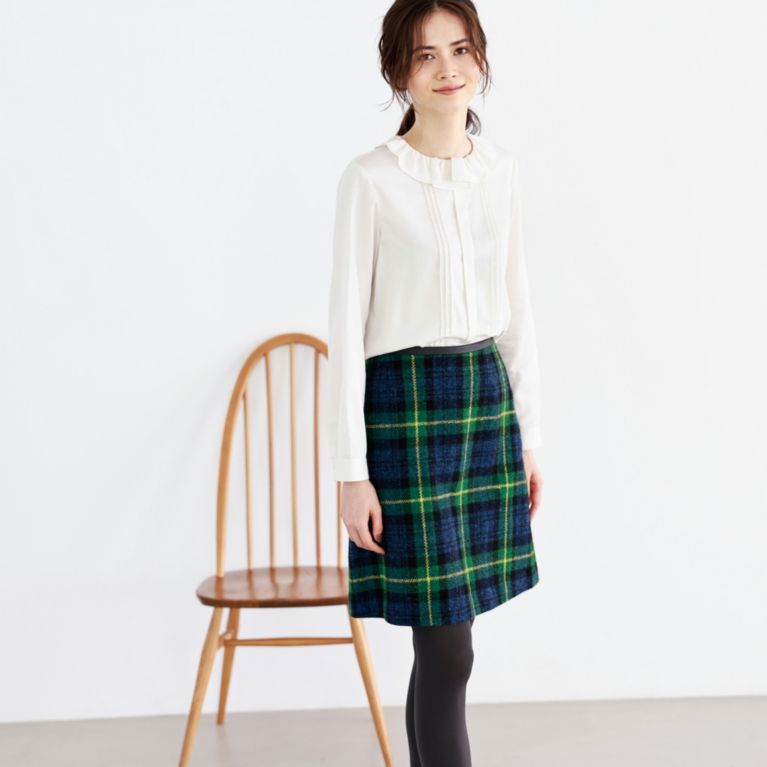 【MACKINTOSH PHILOSOPHY WOMEN】 HARRIS TWEED スカート ネイビー