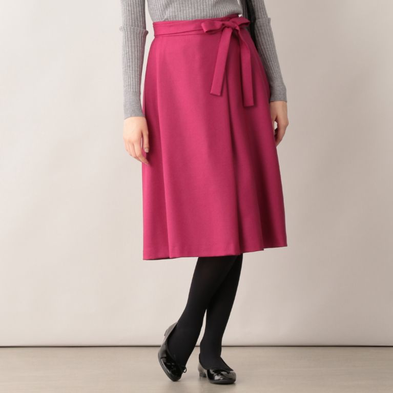 ソフトウールジョーゼットスカート ひざ丈スカート Mackintosh Philosophy Women マッキントッシュ フィロソフィー ウィメン のレディースファッション通販 三陽商会