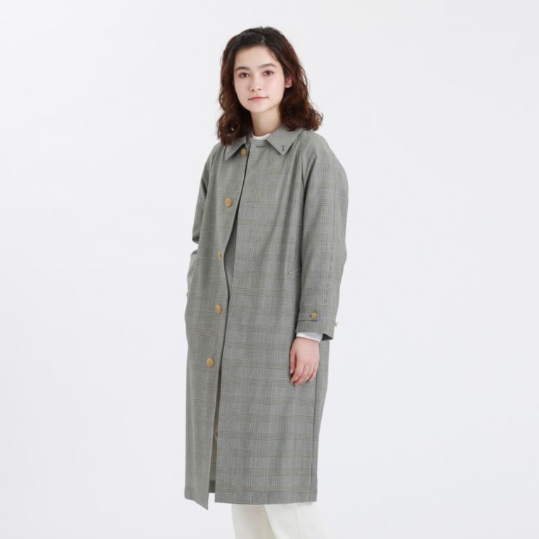 【MACKINTOSH PHILOSOPHY WOMEN】 GREY LABEL サマーウールベルテッドコート グレー