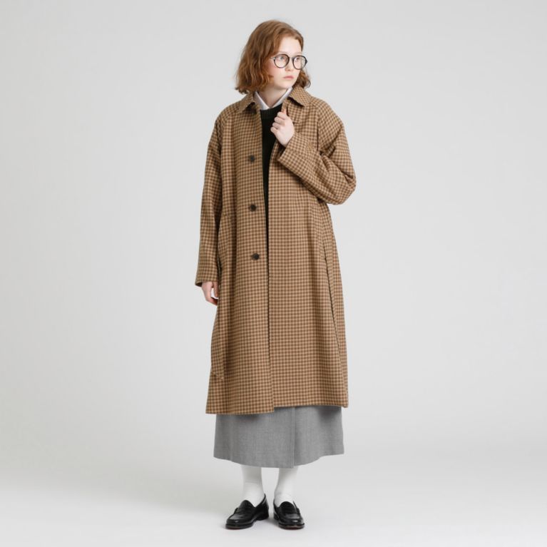 【MACKINTOSH PHILOSOPHY WOMEN】 GREY LABEL ガンクラブベルテッドコート ベージュ