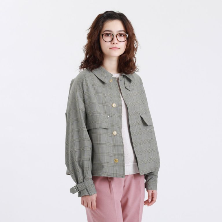 【MACKINTOSH PHILOSOPHY WOMEN】 GREY LABEL サマーウール RUSPER（ラスパー） グレーチェック