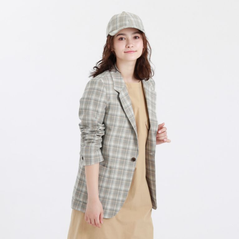 【MACKINTOSH PHILOSOPHY WOMEN】 GREY LABEL ブリティッシュタータンテーラードジャケット ベージュ