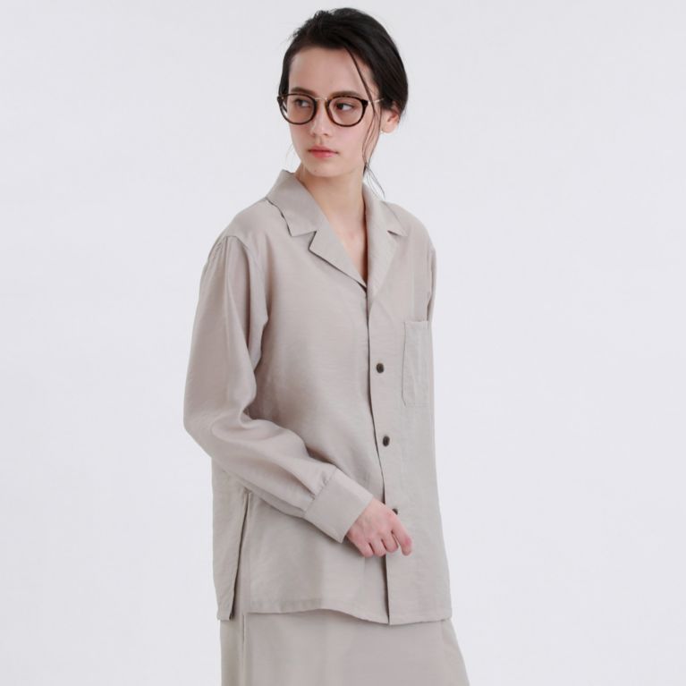 【MACKINTOSH PHILOSOPHY WOMEN】 GREY LABEL シアーシャツジャケット ベージュ