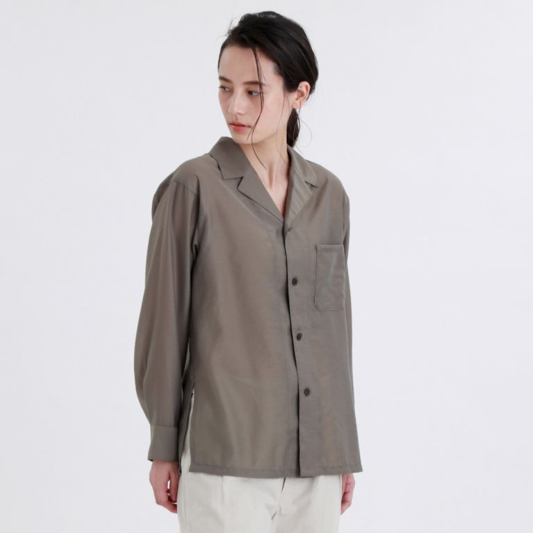 【MACKINTOSH PHILOSOPHY WOMEN】 GREY LABEL シアーシャツジャケット グリーン