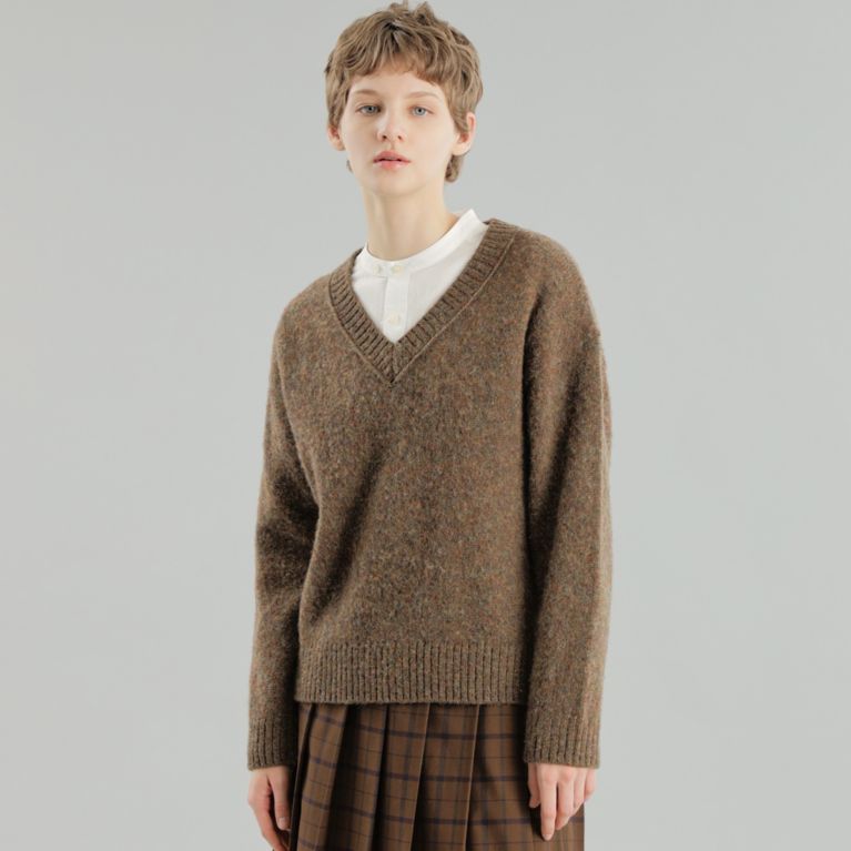 Grey Label シャギードッグvネックプルオーバー ニット セーター Mackintosh Philosophy Women マッキントッシュ フィロソフィー ウィメン のレディースファッション通販 三陽商会