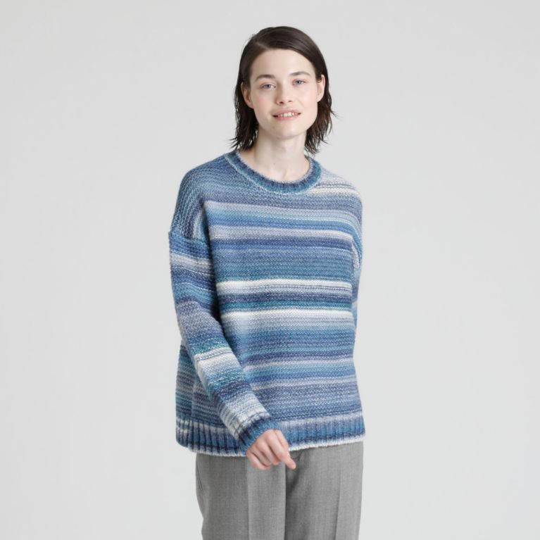 【MACKINTOSH PHILOSOPHY WOMEN】 GREY LABEL グラデーションニット ブルー