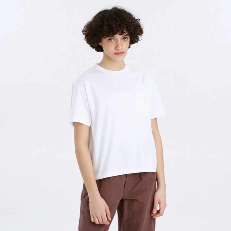 【MACKINTOSH PHILOSOPHY WOMEN】 GREY LABEL ポケットTシャツ ホワイト