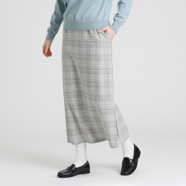 【MACKINTOSH PHILOSOPHY WOMEN】 GREY LABEL ブリティッシュチェックスカート ベージュ