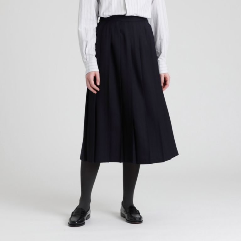 【MACKINTOSH PHILOSOPHY WOMEN】 GREY LABEL クラシカルプリーツスカート ネイビー