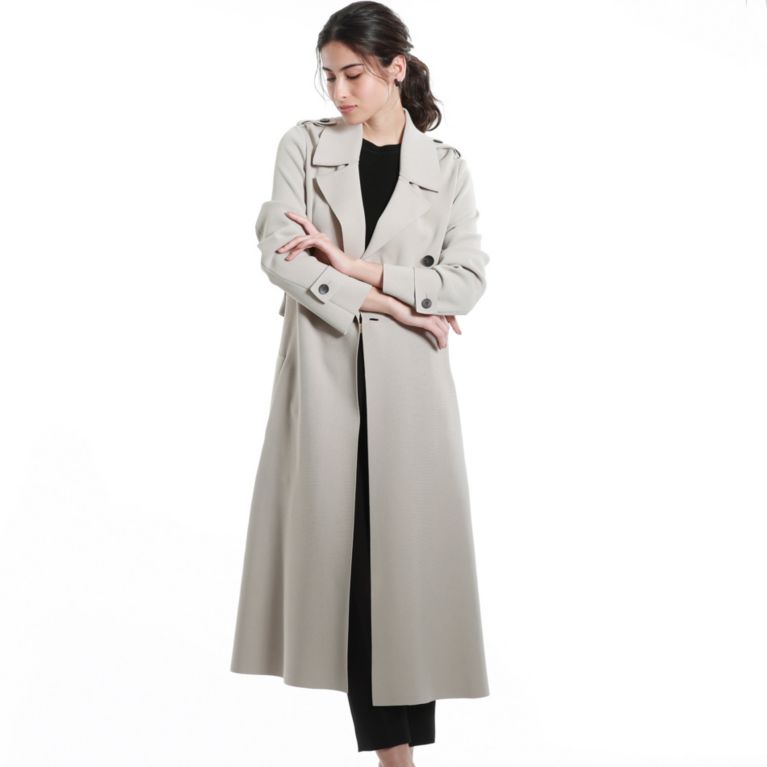 【EPOCA】 ビッグカラーコート ベージュ1