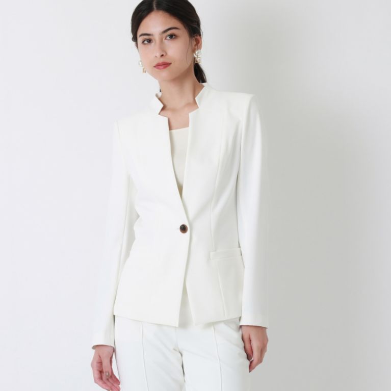 【EPOCA】 【24 TWENTY FOUR JACKET Cool】 ロングジャケット ホワイト