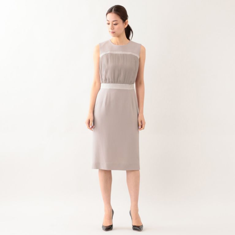 Epoca エポカ ワンピース バックサテンアムンゼン ドレス Sanyo Istore サンヨー アイストア