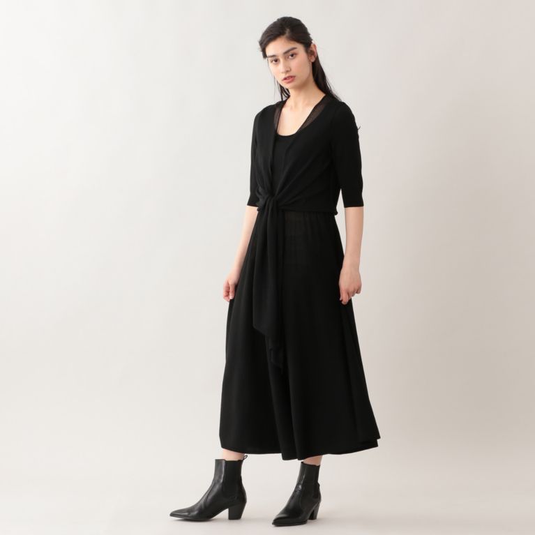【EPOCA】 フロントクロス クロシエドレス ブラック