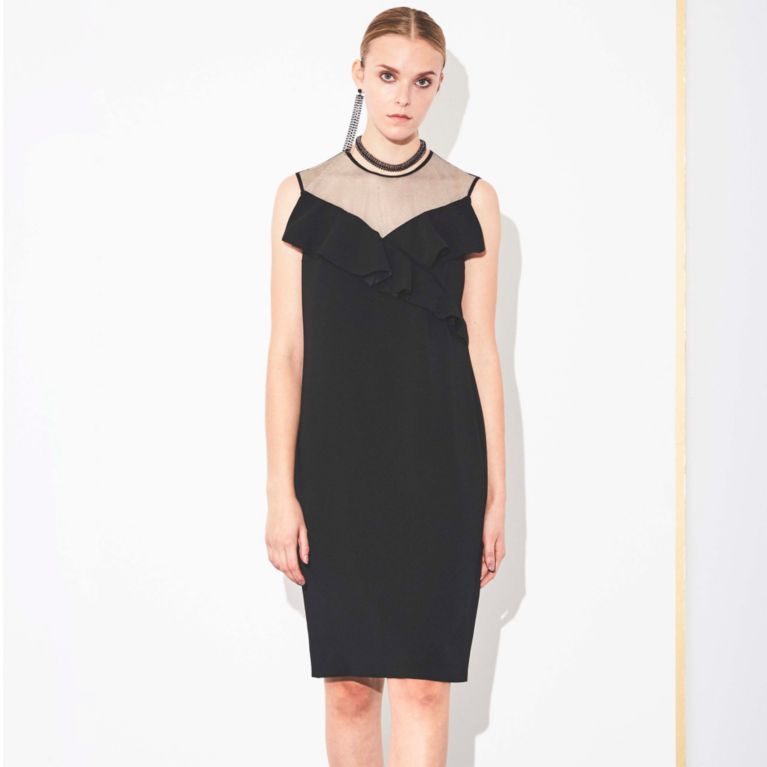 バックサテンジョーゼット ドレス ドレス Epoca エポカ のレディースファッション通販 三陽商会