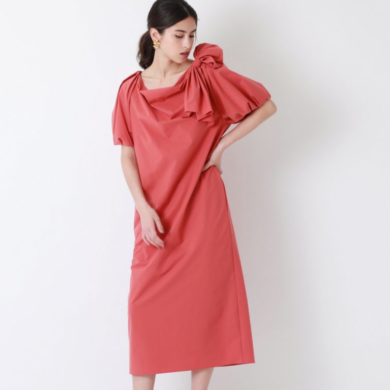 【EPOCA】 【FABRICA】サックドレス レッド2