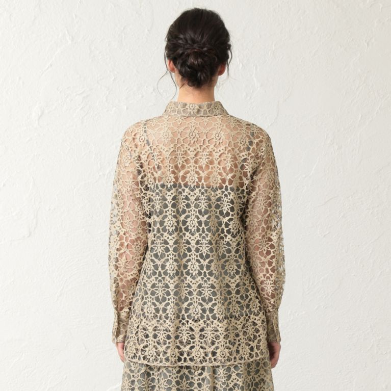 新しく着き EPOCA パネルレースブラウス sleepyhollowevents.com