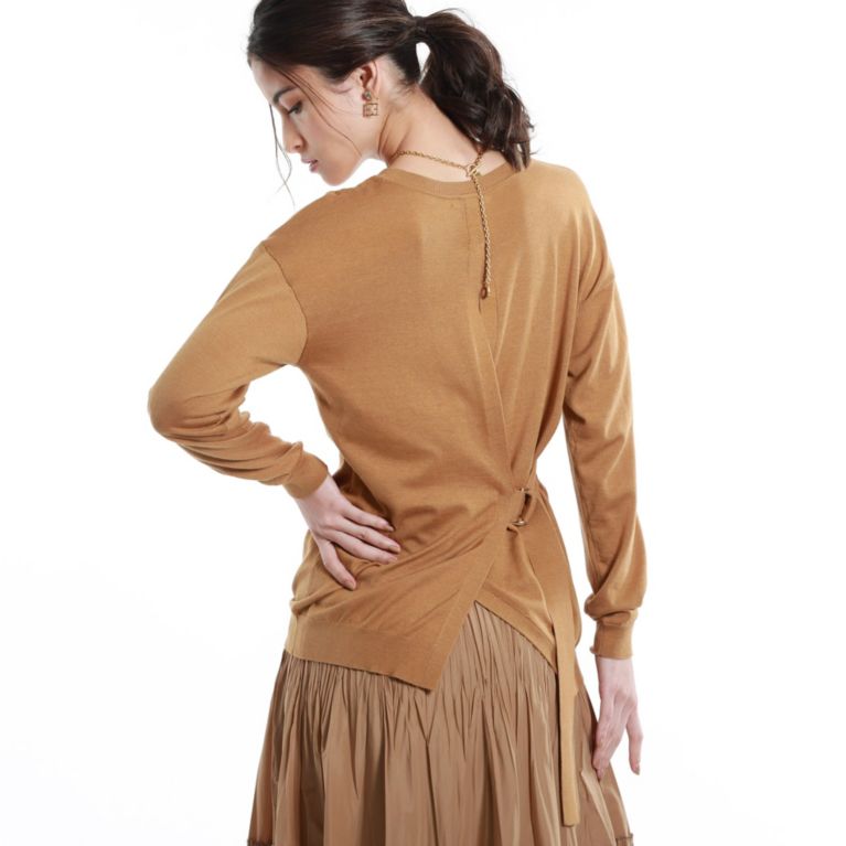 【EPOCA】 シルクコットンニット ベージュ1