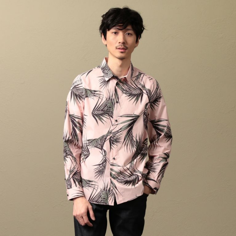 【LOVELESS】 【LOVELESS】MEN リーフホッパーシャツ ピンク