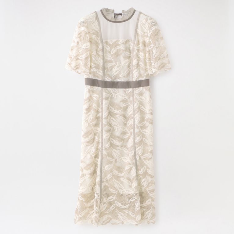 バイカラー レース ドレス ワンピース Loveless ラブレス のファッション通販 三陽商会