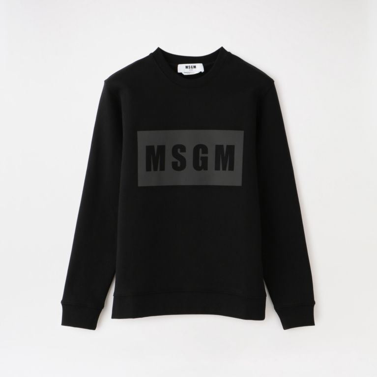 【LOVELESS】 【MSGM】MEN スウェット 2940MM164 207599-48 ブラック