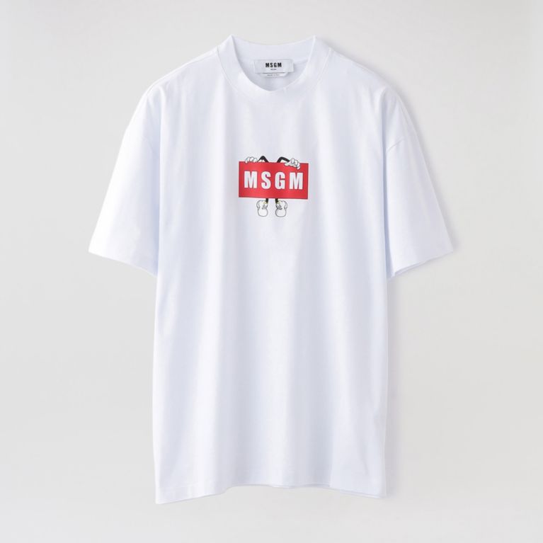 【LOVELESS】 【MSGM】MEN BIG T 3040MM108 217098-29 ホワイト