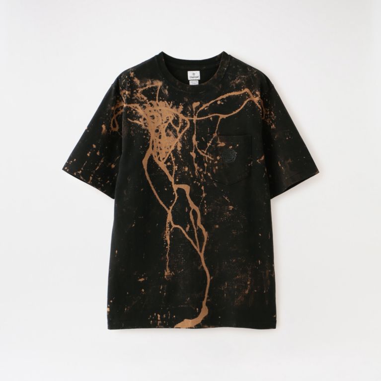 【LOVELESS】 【Charcoal】MEN Tシャツ OC 29/USA Octa Tye-Dye S/S 20-01-1-006 ブラック