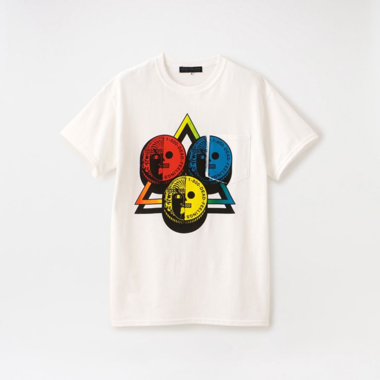 【LOVELESS】 【DEAD FEELINGS】MEN S/S Pocket Tee - 3 Coins GL634 ホワイト