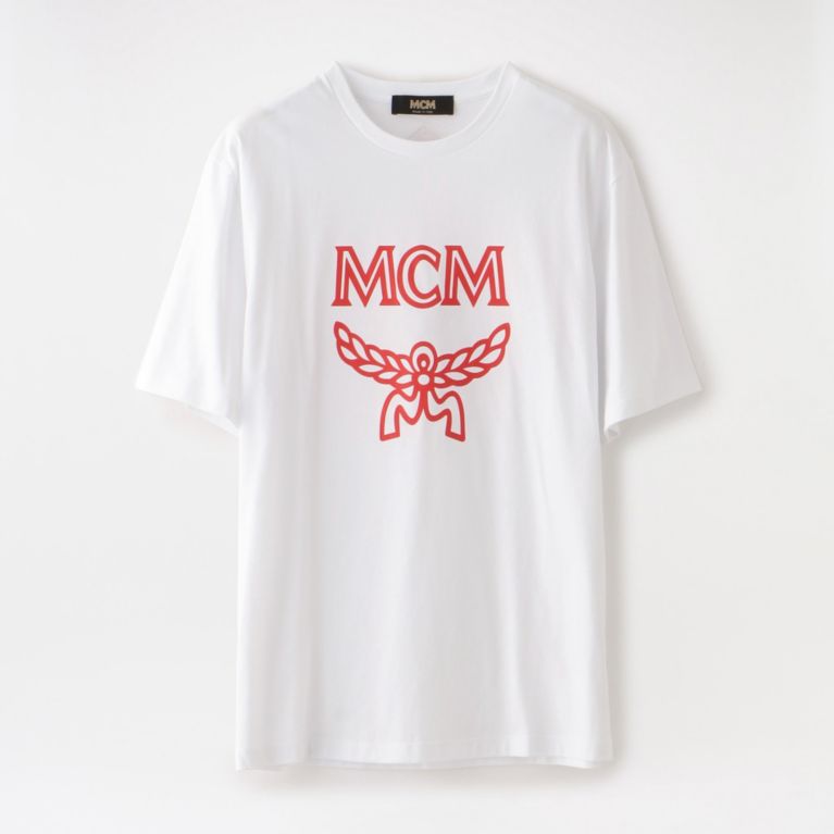 【LOVELESS】 【MCM】MEN LOGO GROUP SHORT SLEEVES TEE MHTASMM04 ホワイト