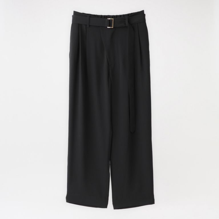 CULLNI】パンツ 2 Tuck Wide Pants with long belt 22-AW-039（その他 ...