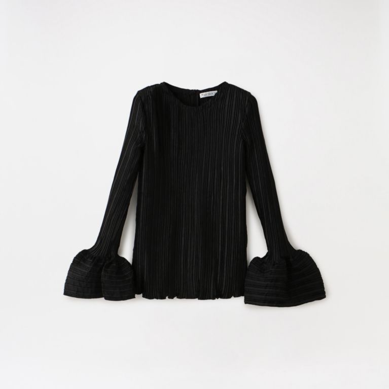 【LOVELESS】 【JW ANDERSON】WOMEN BELL SLEEVE TOP TP0072-PG0319 ブラック