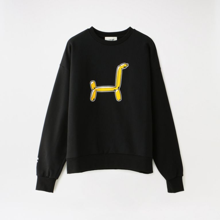 【LOVELESS】 【KIRIN】WOMEN BALOON OVERSIZED CREWNECK SW KWBA003F20FLE0031018 KWBF20-014 ブラック