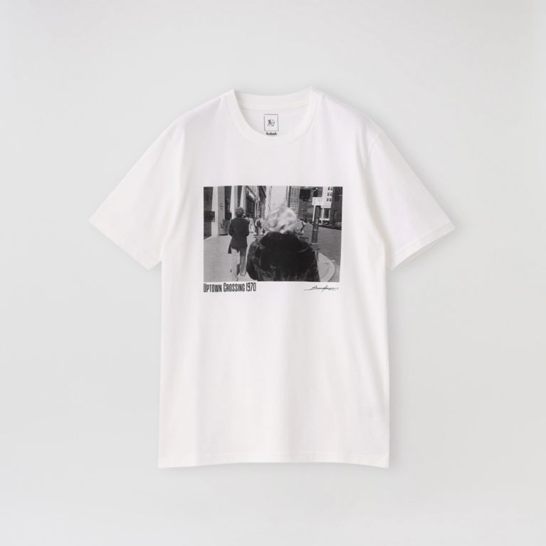 【LOVELESS】 【KOBAK×LOVELESS】WOMEN EXCLUSIVE フォトTシャツ Uptown Crossing ホワイト