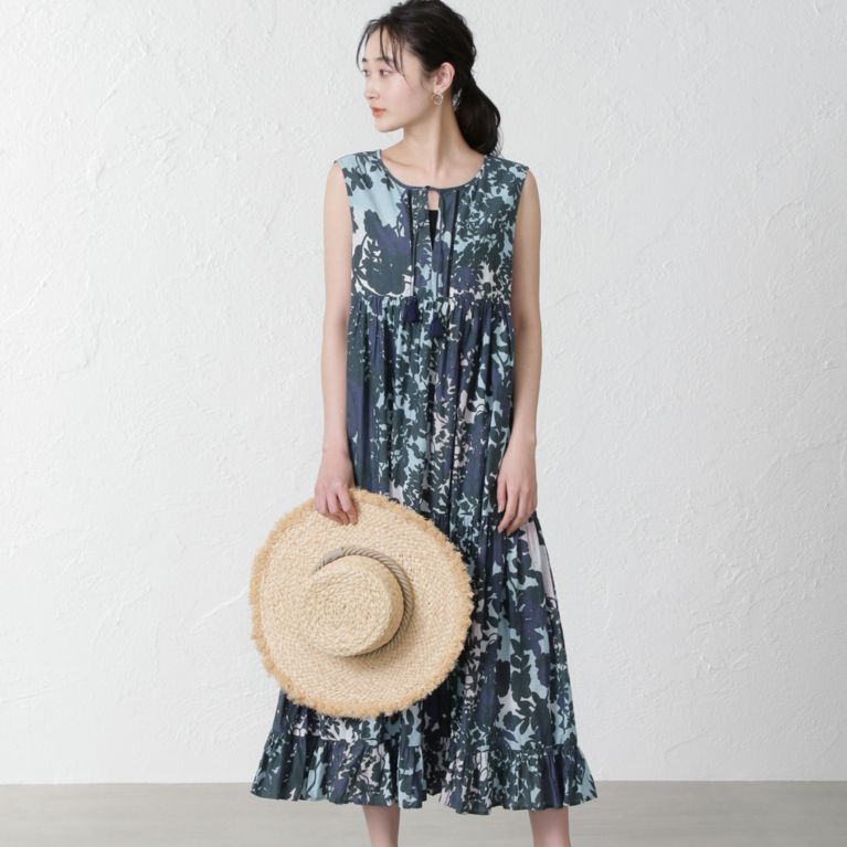 Ne Quittez Pas ボタニカルプリントドレス ワンピース Epoca The Shop エポカ ザ ショップ のレディースファッション通販 三陽商会