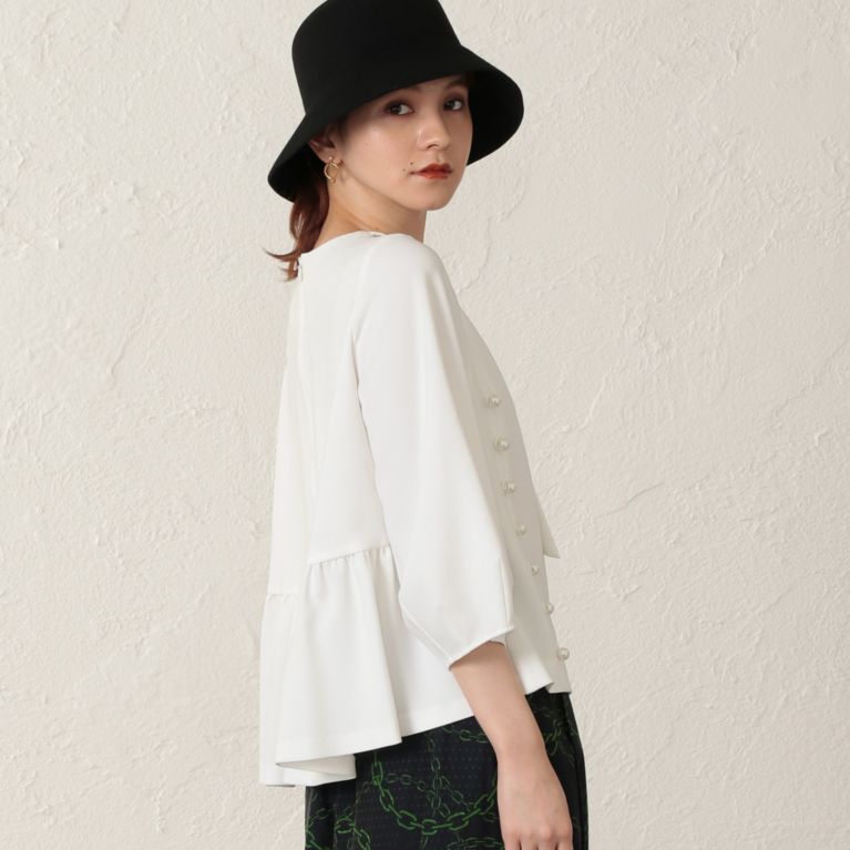 Flicka サイドパールブラウス シャツ ブラウス Epoca The Shop エポカ ザ ショップ のレディースファッション通販 三陽商会
