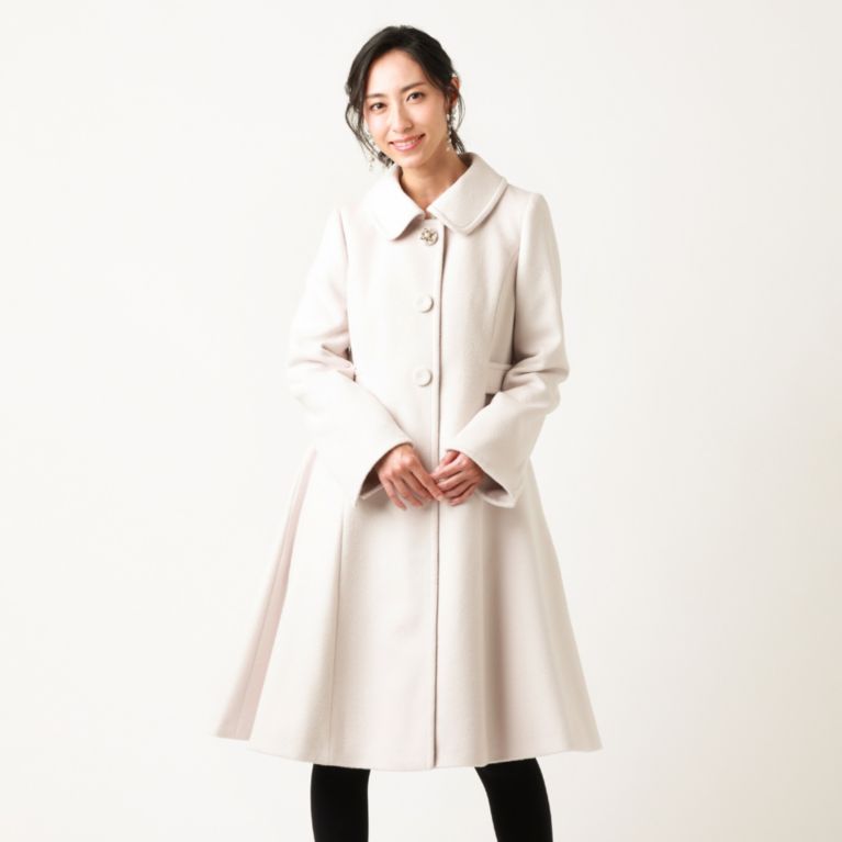 アンゴラウールビーバーコート ウールコート To Be Chic トゥー ビー シック のレディースファッション通販 三陽商会