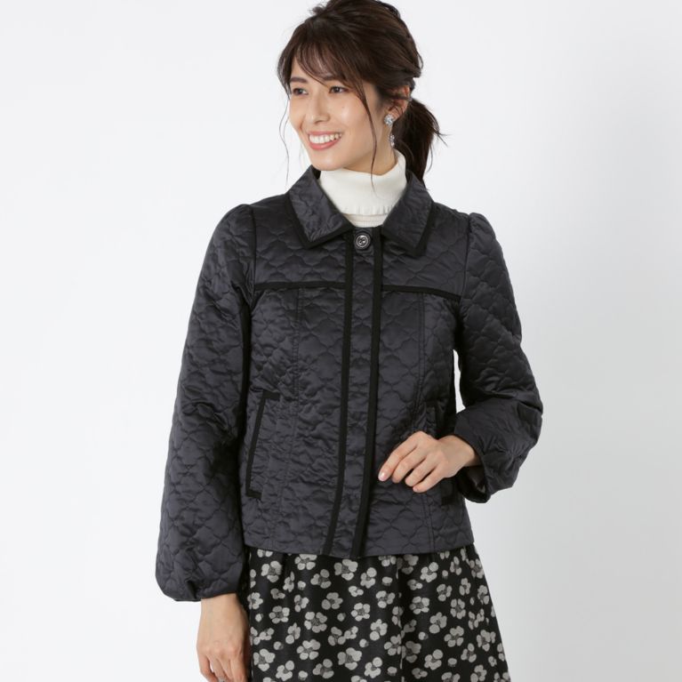 【TO BE CHIC】 キルティング ジャケット ブラック