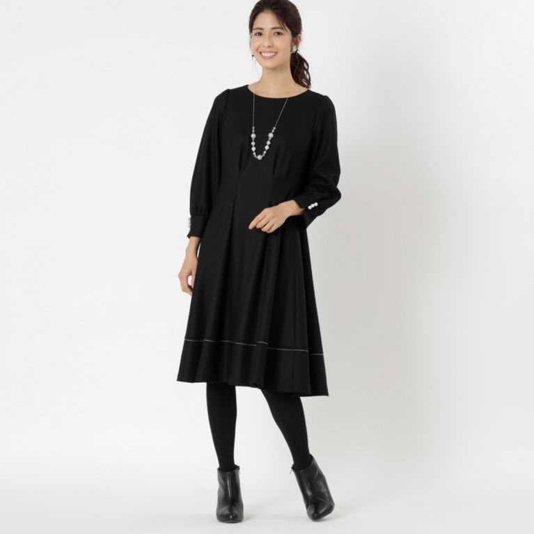 【TO BE CHIC】 ベガスムース ドレス ブラック