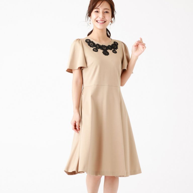 L スーピマコットンポンチワンピース ラージサイズ ワンピース To Be Chic トゥー ビー シック のレディースファッション通販 三陽商会