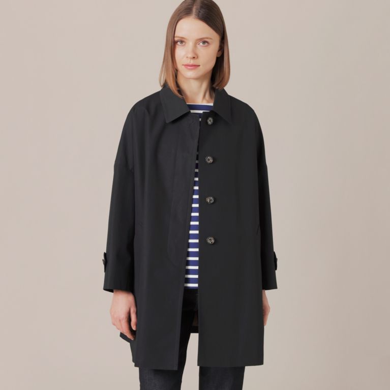 ROSLEY/ロズリー】ウェザーコットンステンカラーコート（ステンカラー