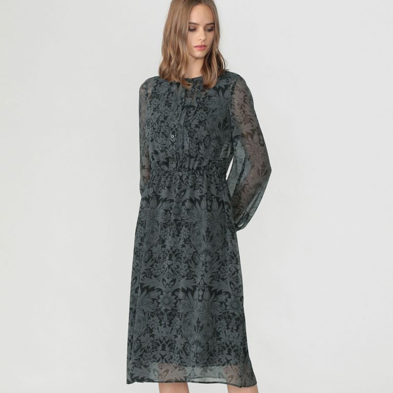 ヴィンテージフラワークレープワンピース ワンピース Mackintosh London Women マッキントッシュ ロンドン ウィメン のレディースファッション通販 三陽商会