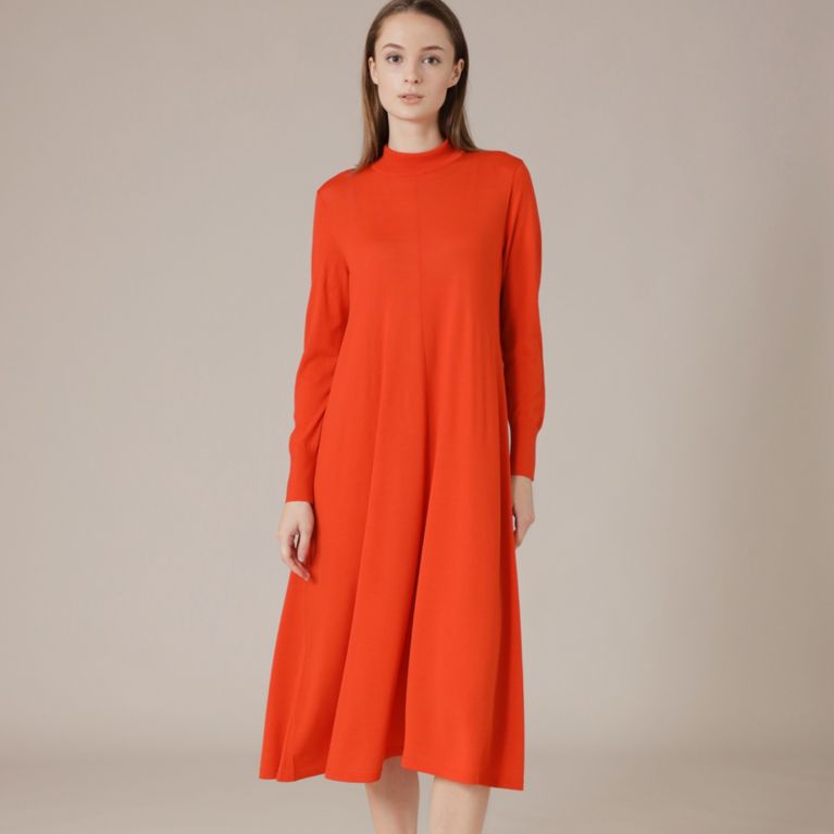 【MACKINTOSH LONDON WOMEN】 【The Essential Collection】スーパーエアリーニットワンピース オレンジ