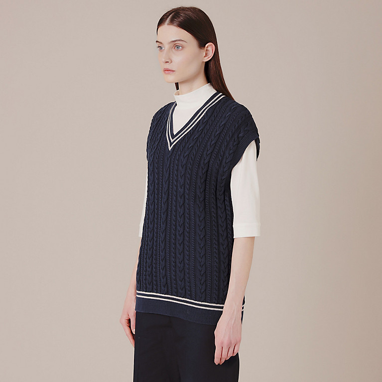 ケーブルニットジレ(ニット/セーター)|MACKINTOSH LONDON WOMEN ケーブルニットジレ(ニット/セーター)|MACKINTOSH LONDON WOMEN