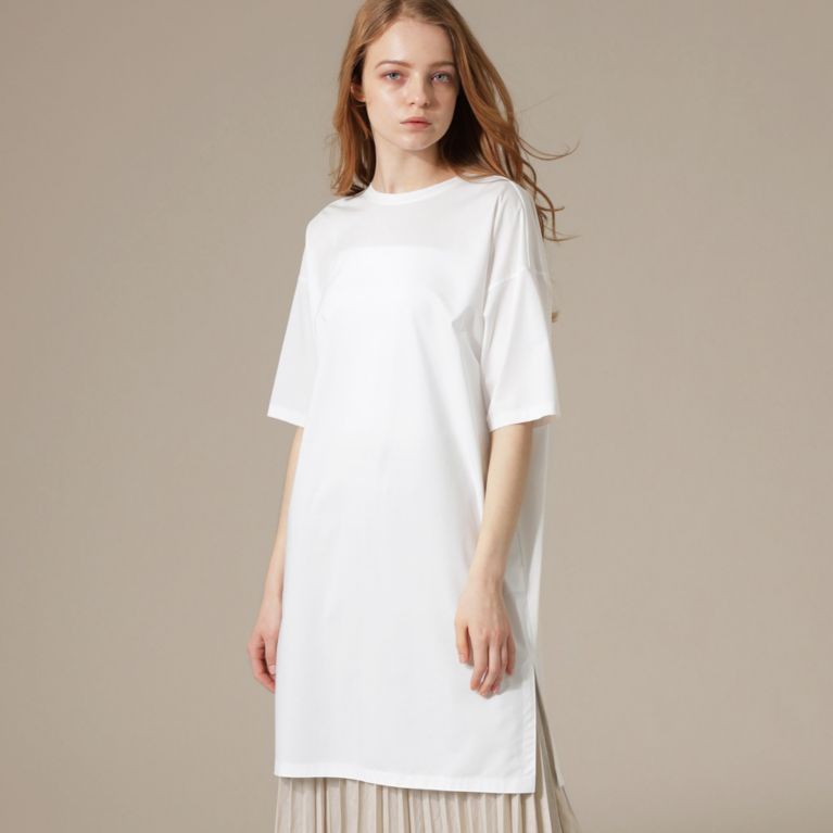 【MACKINTOSH LONDON WOMEN】 【The Essential Collection】ライトポンチチュニックTシャツ ホワイト