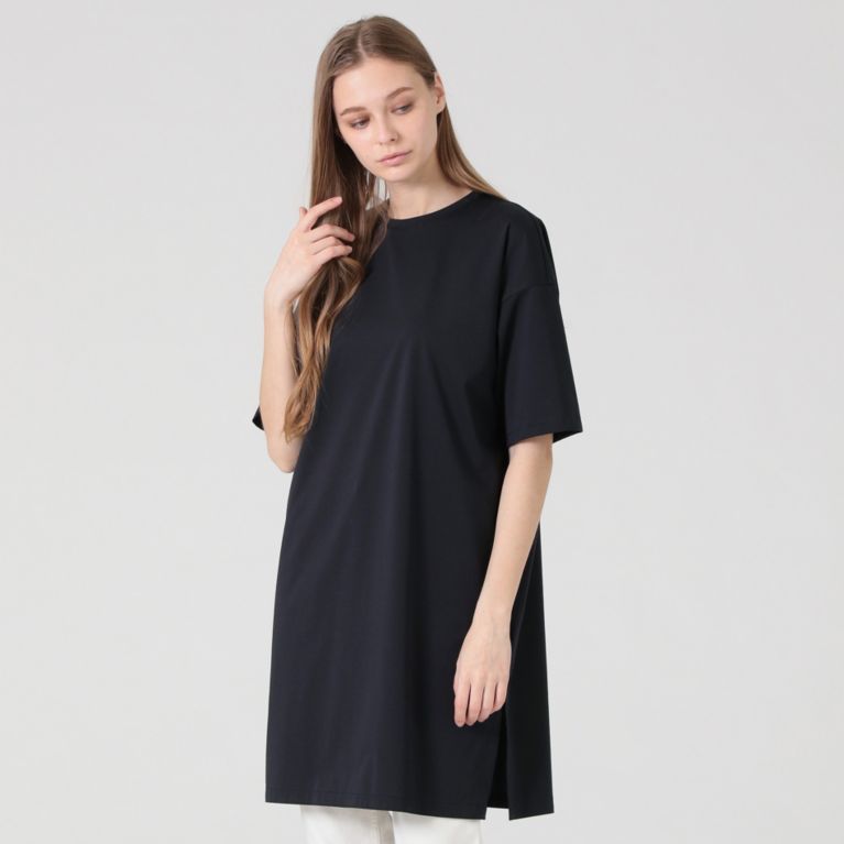 【MACKINTOSH LONDON WOMEN】 【The Essential Collection】ライトポンチチュニックTシャツ ネイビー