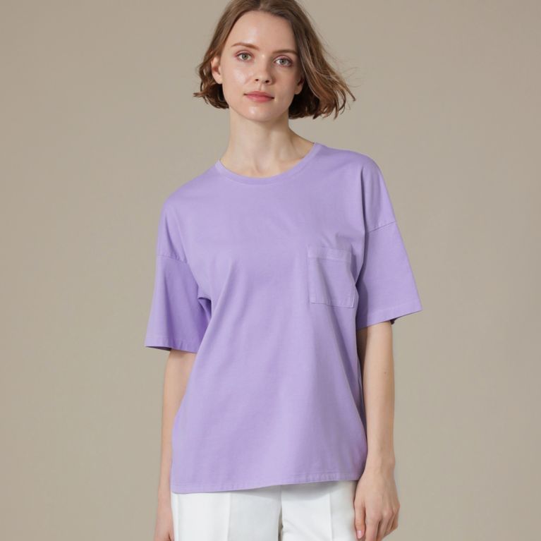 【MACKINTOSH LONDON WOMEN】 スーピマ天竺Tシャツ ラベンダー