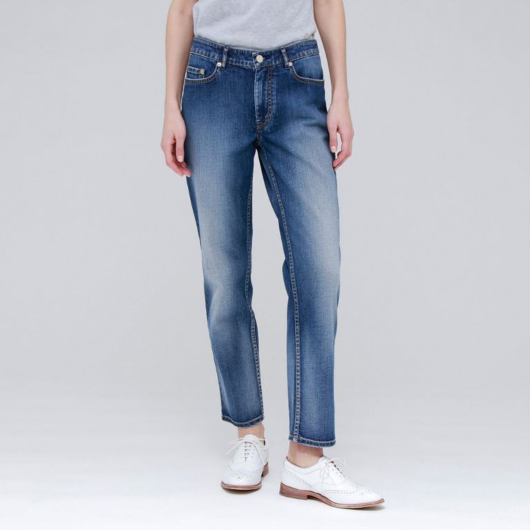 【MACKINTOSH LONDON WOMEN】 ライトオンスデニムストレートパンツ ブルー