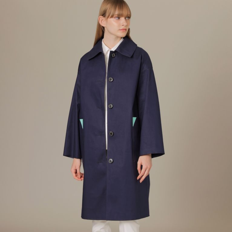 MACKINTOSH】【DEWAR/デュワー】ゴム引きステンカラーコート（ステン